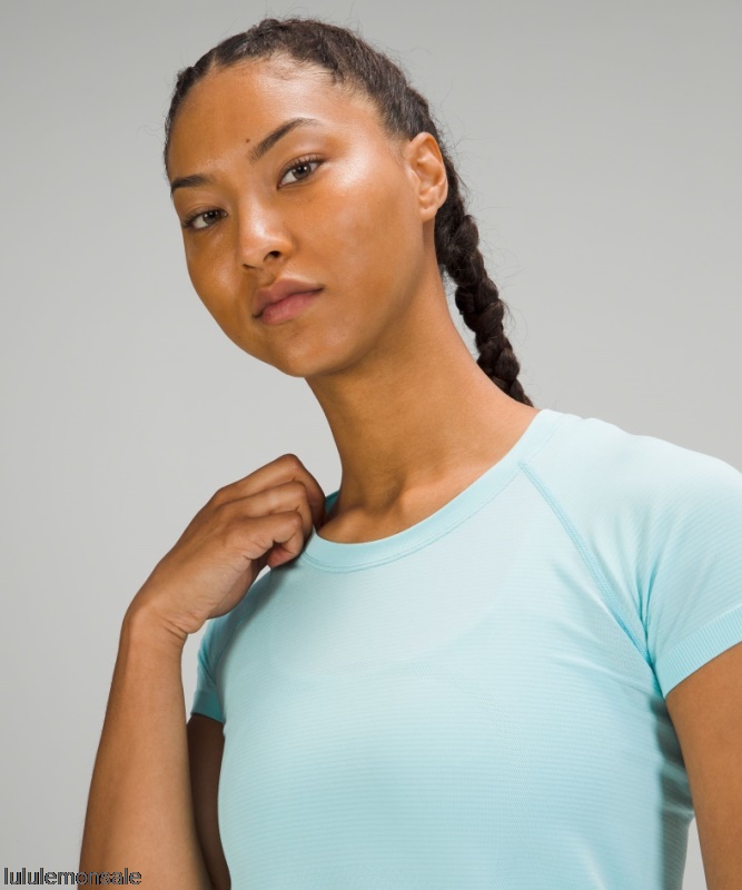 Lululemon Damen DELULU153 | Swiftly Tech Kurzarmshirt 20 Icing Blue